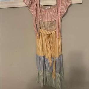 English Factory multicolored tiered sundress